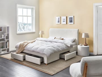 Dubbelsäng Soutrin 160x200 cm - Off-White - Möbler - Säng - Säng med förvaring