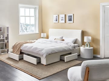 Dubbelsäng Soutrin 180x200 cm - Off-white - Möbler - Säng - Säng med förvaring