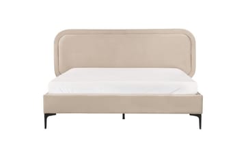 Dubbelsäng Suzette med lamellram Beige, 140x200 cm - Beige, 140x200 cm - Möbler - Säng - Ramsäng