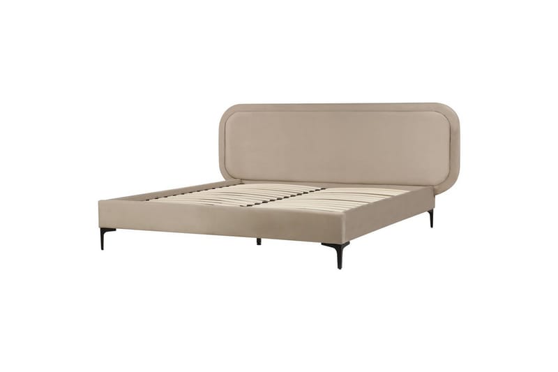 Dubbelsäng Suzette med lamellram Beige, 140x200 cm - Beige, 140x200 cm - Möbler - Säng - Ramsäng