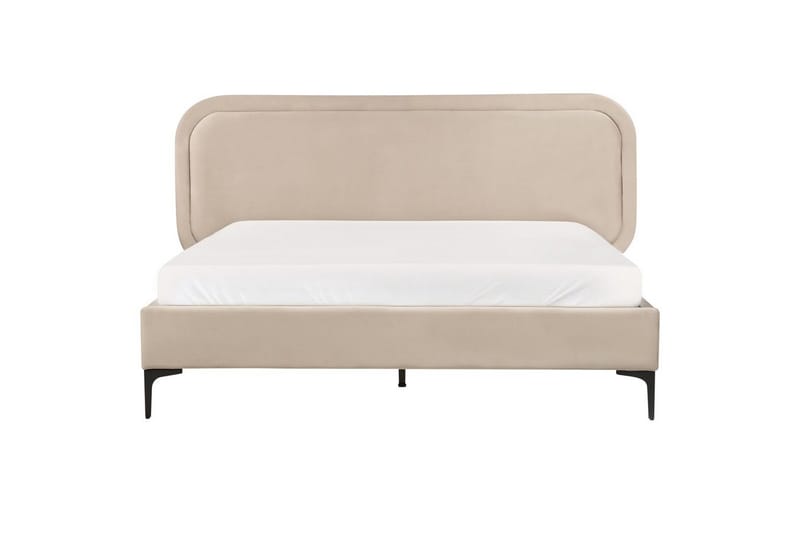 Dubbelsäng Suzette med lamellram Beige, 160x200 cm - Beige, 160x200 cm - Möbler - Säng - Ramsäng