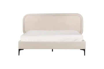 Dubbelsäng Suzette med lamellram Ljusbeige, 160x200 cm - Ljusbeige, 160x200 cm - Möbler - Säng - Dubbelsäng