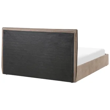 Dubbelsäng Tarascon 160x200 cm - Taupe - Möbler - Säng - Säng med förvaring