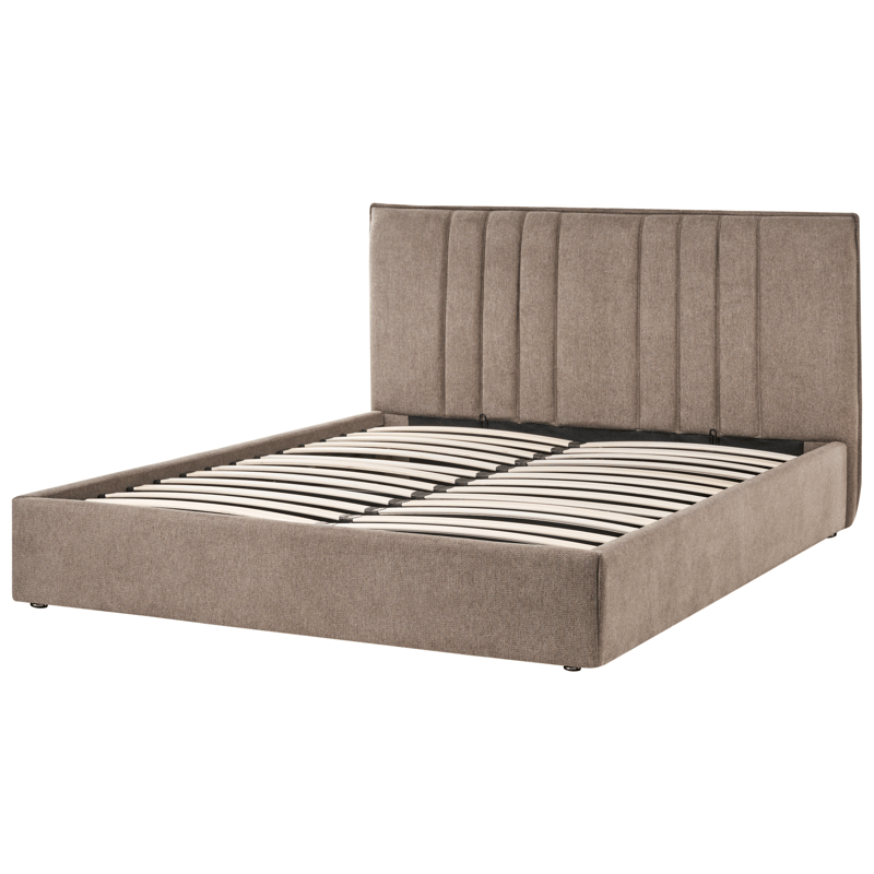 Dubbelsäng Tarascon 160x200 cm - Taupe - Möbler - Säng - Säng med förvaring