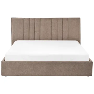 Dubbelsäng Tarascon 160x200 cm - Taupe - Möbler - Säng - Säng med förvaring