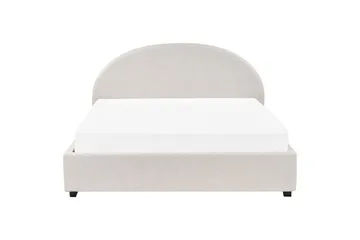 Dubbelsäng Vaucluse med förvaring Beige, 180x200 cm, Polyester - Beige, 180x200 cm, Polyester - Möbler - Säng - Säng med förvaring