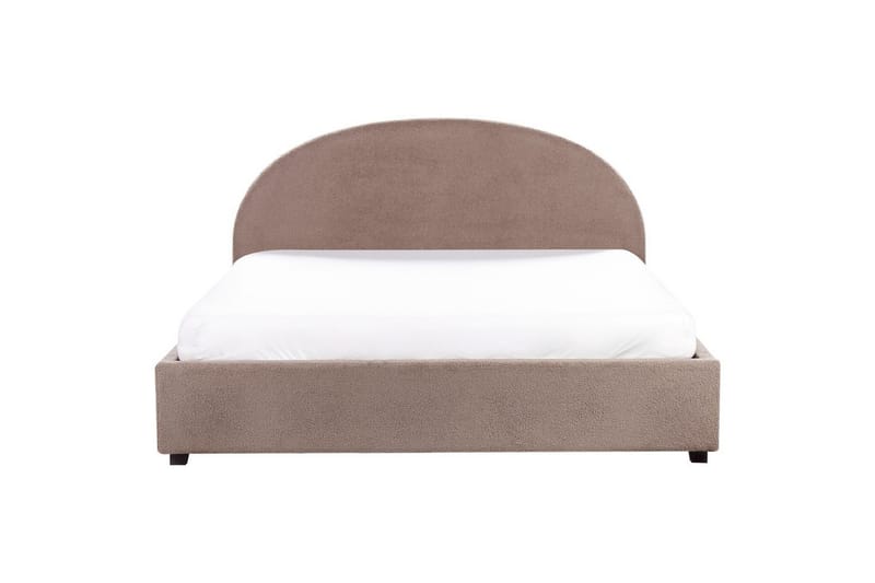 Dubbelsäng Vaucluse med förvaring Taupe, 180x200 cm, Bouclé - Taupe, 180x200 cm, Bouclé - Möbler - Säng - Säng med förvaring