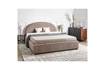 Dubbelsäng Vaucluse med förvaring Taupe, 180x200 cm, Bouclé - Taupe, 180x200 cm, Bouclé - Möbler - Säng - Säng med förvaring