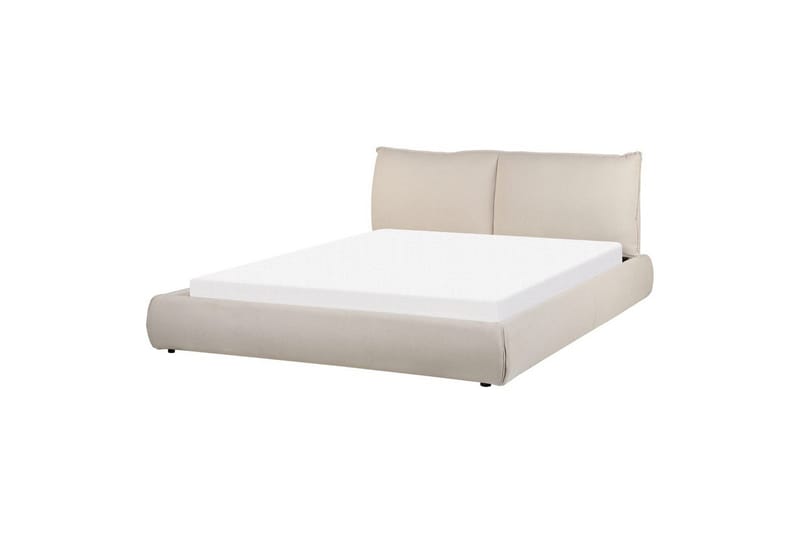 Dubbelsäng Vinay med lamellram Beige, 160x200 cm, Beige, 160x200 cm
