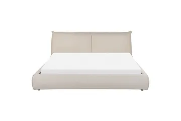 Dubbelsäng Vinay med lamellram Beige, 180x200 cm - Beige, 180x200 cm - Möbler - Säng - Sängram & sängstomme
