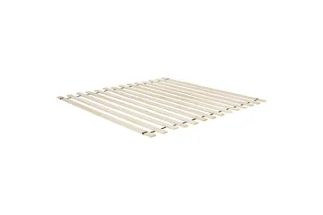 Dubbelsäng Vinay med lamellram Beige, 180x200 cm - Beige, 180x200 cm - Möbler - Säng - Sängram & sängstomme