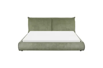 Dubbelsäng Vinay med lamellram Grön, 180x200 cm - Grön, 180x200 cm - Möbler - Säng - Ramsäng