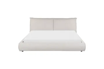 Dubbelsäng Vinay med lamellram Ljusbeige, 180x200 cm - Ljusbeige, 180x200 cm - Möbler - Säng - Sängram & sängstomme