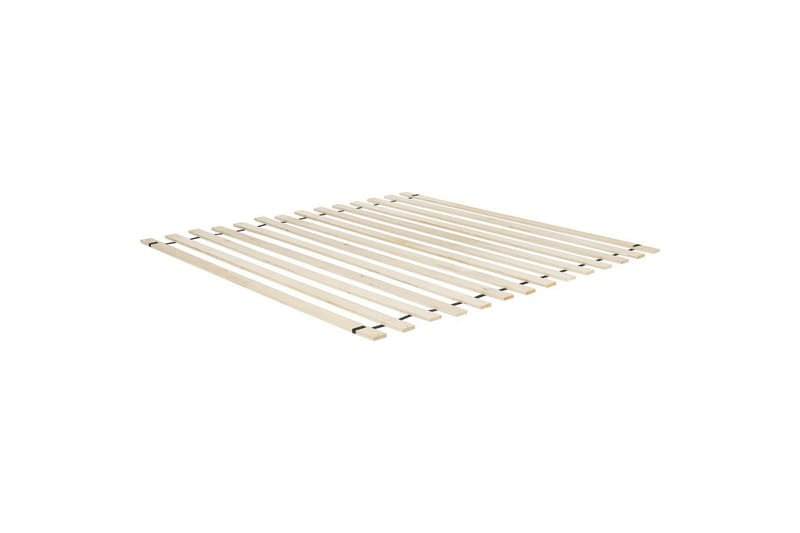 Dubbelsäng Vinay med lamellram Ljusbeige, 180x200 cm - Ljusbeige, 180x200 cm - Möbler - Säng - Sängram & sängstomme