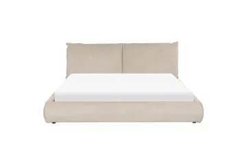 Dubbelsäng Vinay med lamellram Taupe, 180x200 cm - Taupe, 180x200 cm - Möbler - Säng - Dubbelsäng