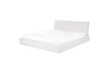 Dubbelsäng Vinay med lamellram Vit, 180x200 cm - Vit, 180x200 cm - Möbler - Säng - Ramsäng