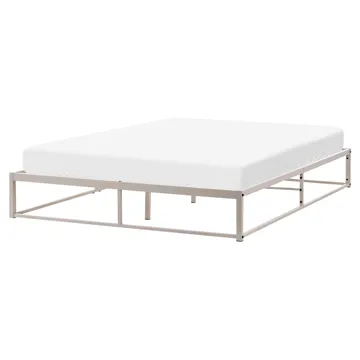 Dubbelsäng Viry 160x200 - Ljusbeige - Möbler - Säng - Sängram & sängstomme