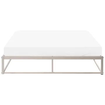 Dubbelsäng Viry 160x200 - Ljusbeige - Möbler - Säng - Sängram & sängstomme