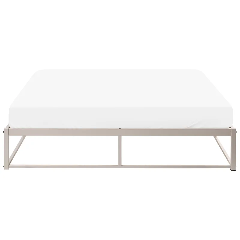 Dubbelsäng Viry 160x200 - Ljusbeige - Möbler - Säng - Sängram & sängstomme