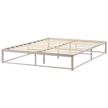 Dubbelsäng Viry 160x200 - Ljusbeige - Möbler - Säng - Sängram & sängstomme