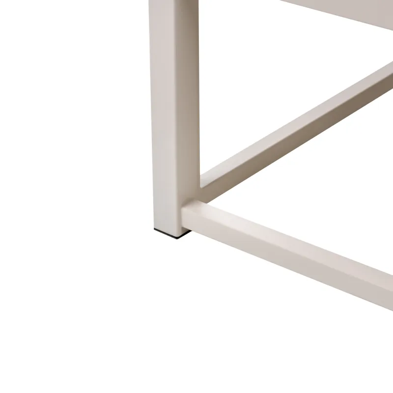 Dubbelsäng Viry 160x200 - Ljusbeige - Möbler - Säng - Sängram & sängstomme