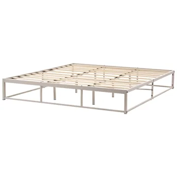 Dubbelsäng Viry 180x200 - Ljusbeige - Möbler - Säng - Sängram & sängstomme