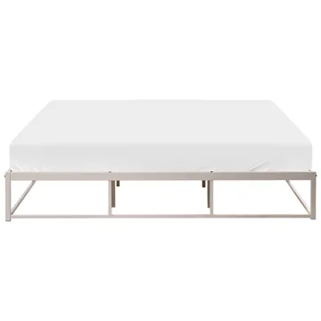 Dubbelsäng Viry 180x200 - Ljusbeige - Möbler - Säng - Sängram & sängstomme