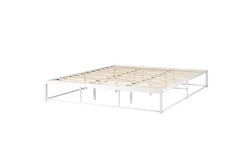 Dubbelsäng Viry med lamellram Vit, 180x200 cm - Vit, 180x200 cm - Möbler - Säng - Ramsäng