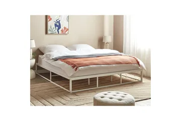 Dubbelsäng Viry med lamellram Vit, 180x200 cm - Vit, 180x200 cm - Möbler - Säng - Ramsäng