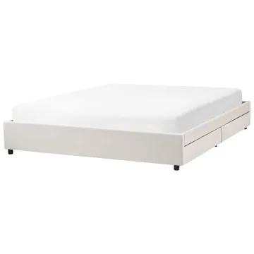 Dubbelsäng Prades 180x200 cm - Ljusbeige - Möbler - Säng - Säng med förvaring