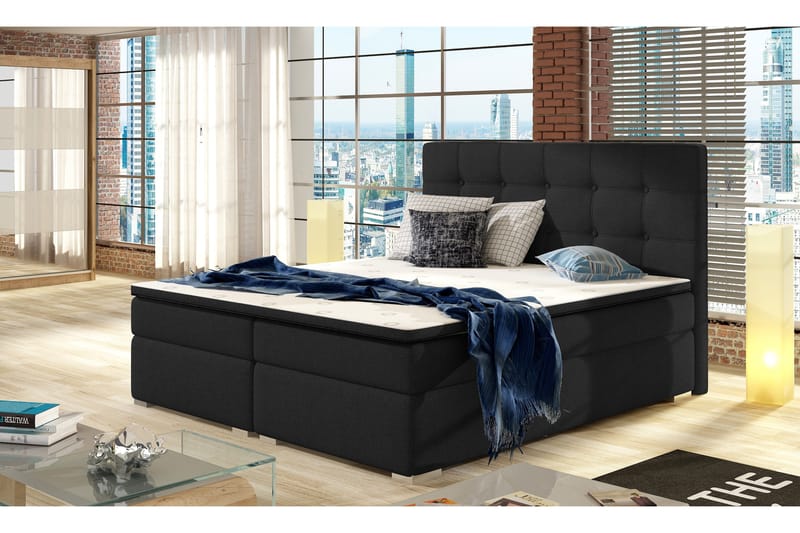 Esteiro Ramsäng 160x200 cm, Svart