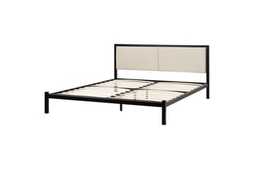 Dwan Sängram 160x200 cm - Svart/Beige - Möbler - Säng - Sängram & sängstomme