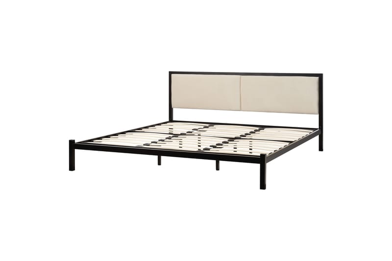Dwan Sängram 180x200 cm, Svart/Beige