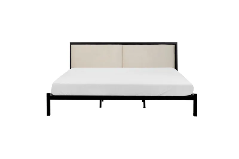 Dwan Sängram 180x200 cm - Svart/Beige - Möbler - Säng - Sängram & sängstomme