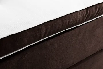 Ella Sängpaket 160x200 cm Knapp Gavel - Brun/Sammet - Möbler - Säng - Kontinentalsäng