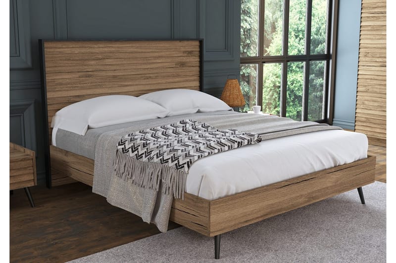 Elspet Sängram 169x205 cm, Brun