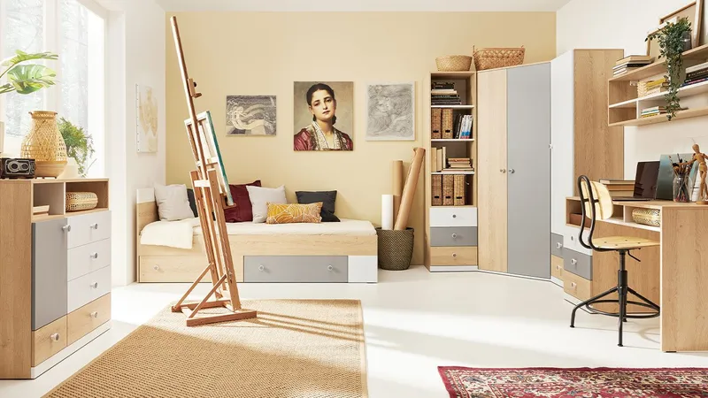 Elvaren Möbelset för Sovrum - Möbler - Säng - Möbelset för sovrum