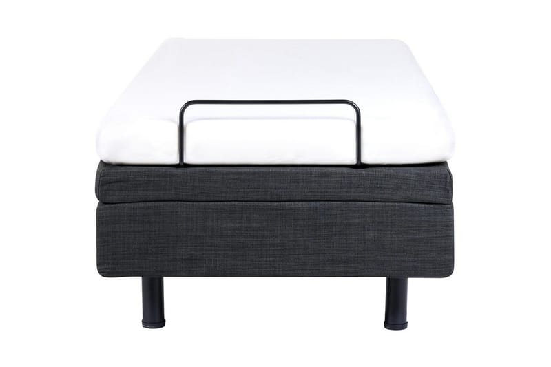 Enkelsäng Duke Grå-Svart - Grå-Svart - Möbler - Säng - Ställbar säng