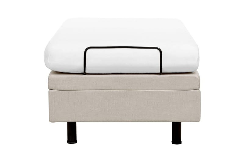 Enkelsäng Duke II Beige-Svart, 80x200 cm - Beige-Svart, 80x200 cm - Möbler - Säng - Ställbar säng