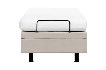 Enkelsäng Duke II Beige-Svart, 80x200 cm - Beige-Svart, 80x200 cm - Möbler - Säng - Ställbar säng