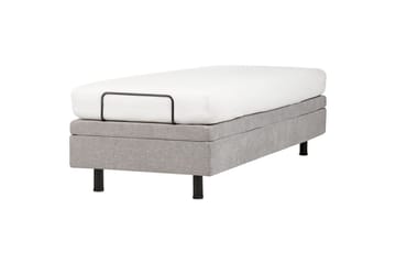 Enkelsäng Duke II Grå-Svart, 80x200 cm - Grå-Svart, 80x200 cm - Möbler - Säng - Ställbar säng