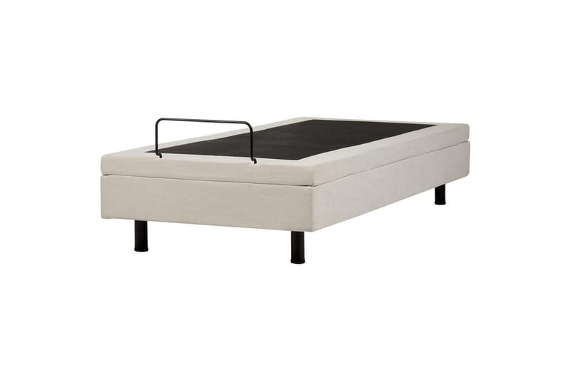 Enkelsäng Duke II Ljusbeige, 90x200 cm - Ljusbeige, 90x200 cm - Möbler - Säng - Ställbar säng
