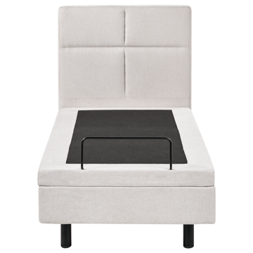 Enkelsäng Viceroy 80x200 cm - Ljusbeige - Möbler - Säng - Ställbar säng