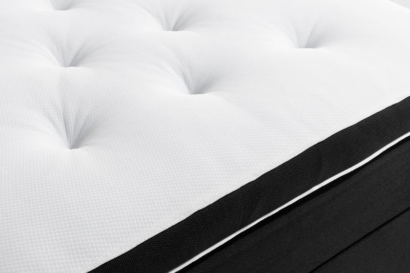 Ella Sängpaket 120x200 cm Rutig Gavel - Svart - Möbler - S äng - Enkelsäng