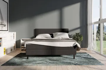 Select No 2 Komplett Sängpaket 120x200 - Mörkgrå/Svart - Möbler - Säng - Enkelsäng