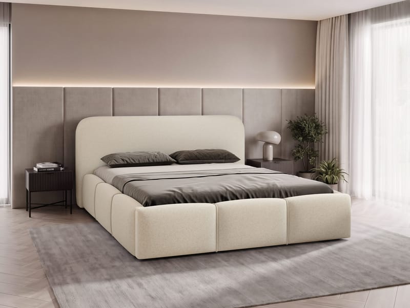 Envik Sängram 140x200 cm - beige - Möbler - Säng - Säng med förvaring