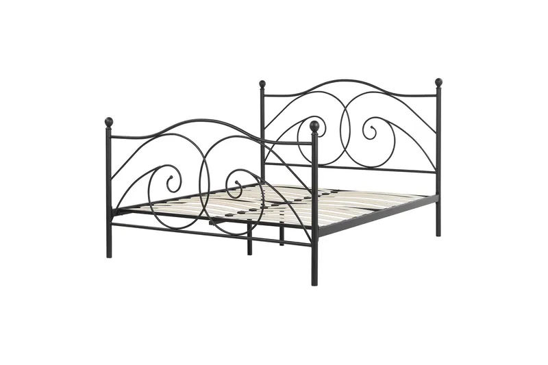 Eppy Sängram 140x200 cm, Svart