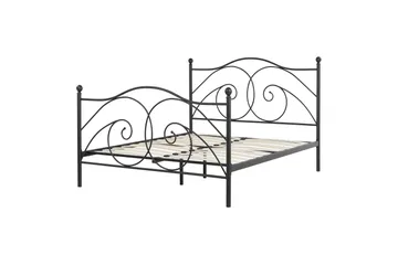 Eppy Sängram 140x200 cm - Svart - Möbler - Säng - Sängram & sängstomme