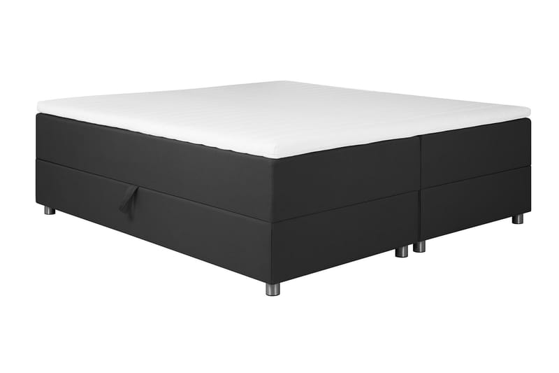 Förvaringssäng Chilla 180x200 cm - Mörkgrå - Komplett sängpaket - Säng med förvaring