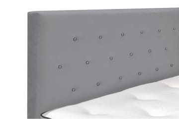 Finnigan Sängpaket Kontinentalsäng 160x200 cm Medium/Fast - Ljusgrå - Möbler - Säng - Kontinentalsäng